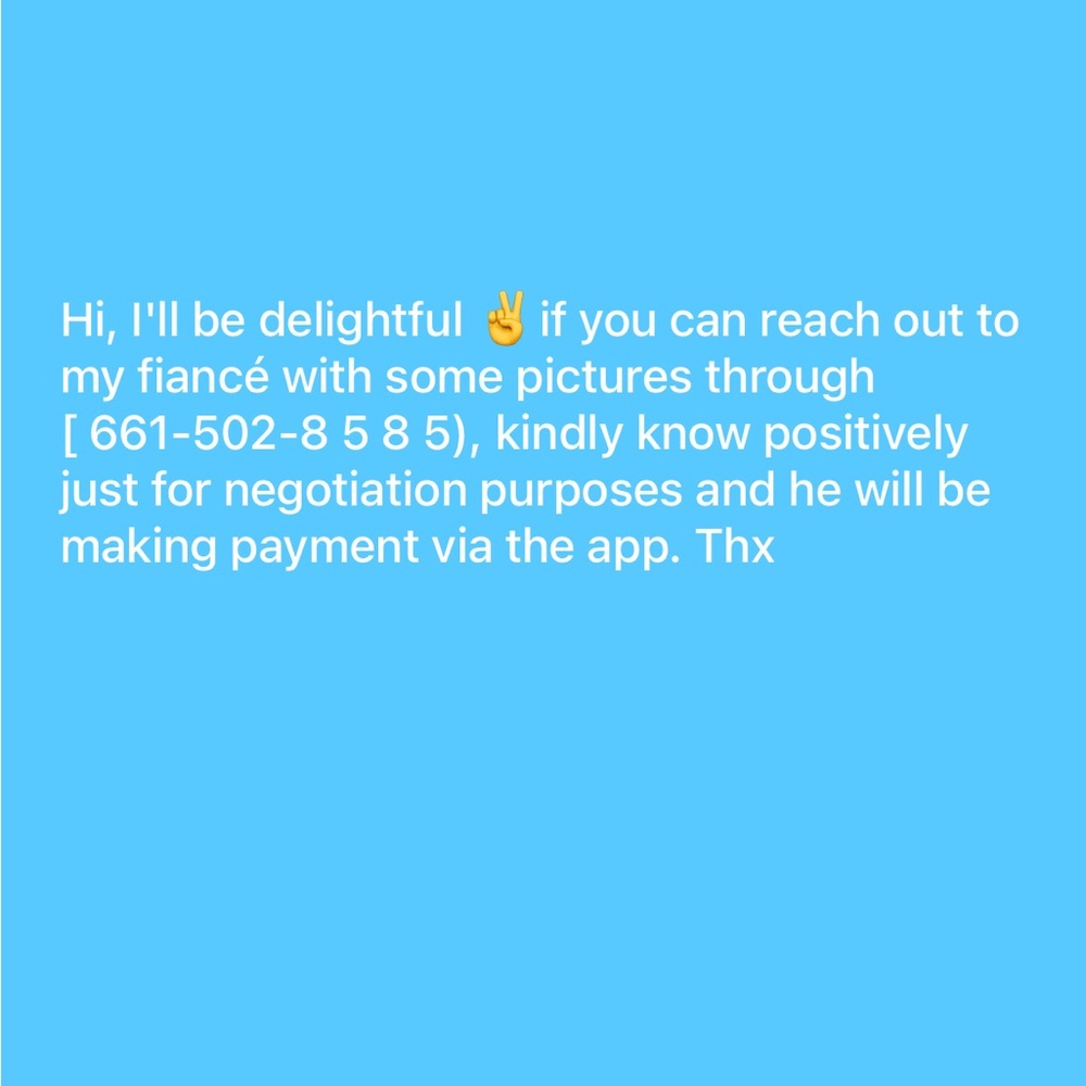 Text me with more pictures @ 📞+1(661) 502 8585.